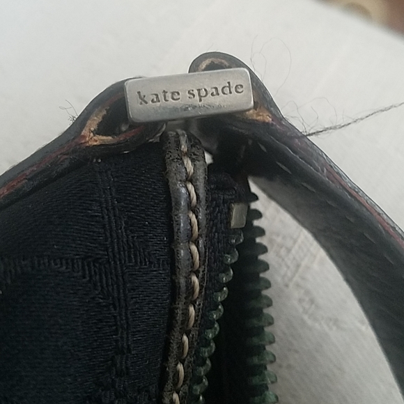 Kate Spade black canvas and leather shoulder bag - Picture 8 of 8